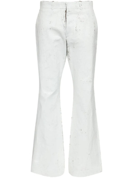 MM6 Maison Margiela: Белые брюки 
