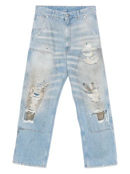 MM6 Maison Margiela: Синие джинсы 