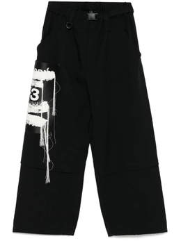 Y-3: Чёрные брюки 