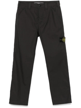 Stone Island: Чёрные брюки  Compass