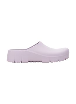Birkenstock: Фиолетовые сабо 