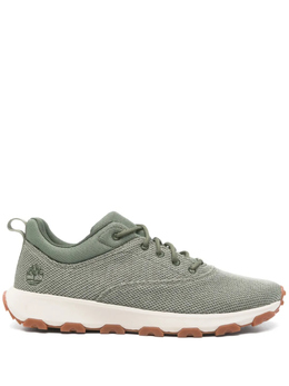 Timberland: Зелёные кроссовки 