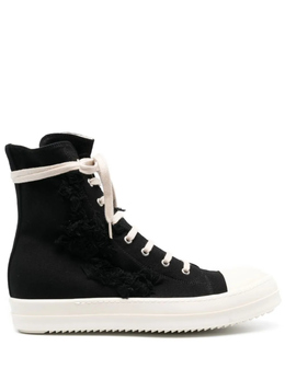 Rick Owens Drkshdw: Чёрные кеды 