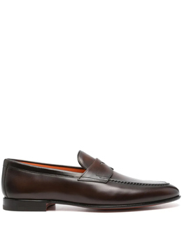 Santoni: Коричневые туфли 