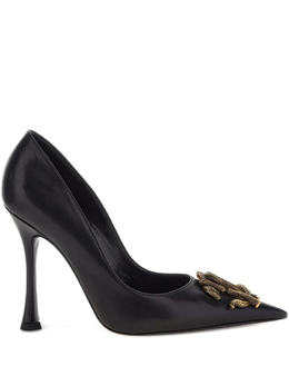 Roberto Cavalli: Чёрные туфли  Mirror Snake