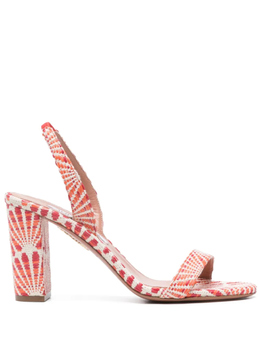Aquazzura: Красные сандалии 