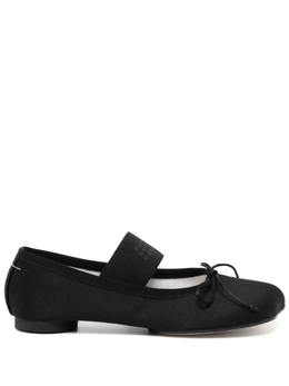 MM6 Maison Margiela: Чёрные балетки 