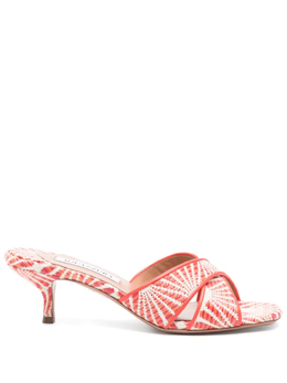 Aquazzura: Красные сабо 