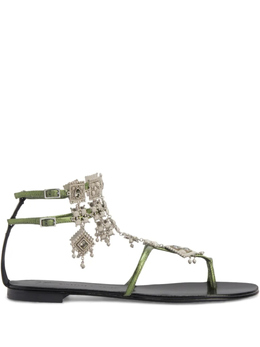 Giuseppe Zanotti: Зелёные сандалии 