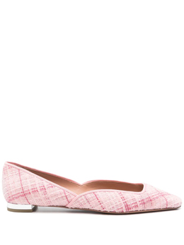 Aquazzura: Розовые балетки  Maia