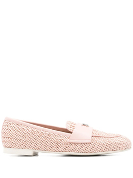 Casadei: Розовые мокасины 