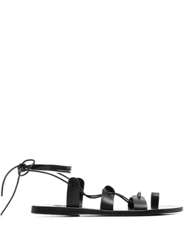 Ancient Greek Sandals: Чёрные сандалии  Alcyone