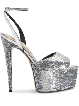 Alexandre Vauthier: Серебристые сандалии 