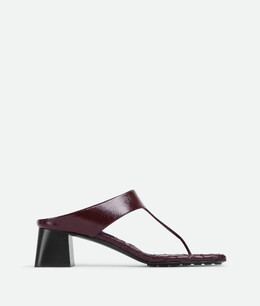 Bottega Veneta: Красные сандалии 