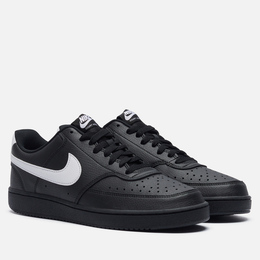 Nike: Чёрные кроссовки  Court Vision Low