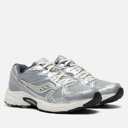 Saucony: Серебристые кроссовки 