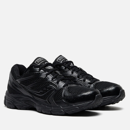 Saucony: Чёрные кроссовки 
