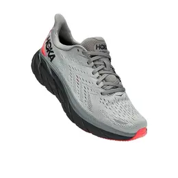 HOKA: Серые кроссовки 