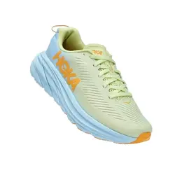 HOKA ONE ONE: Жёлтые кроссовки 