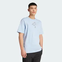 adidas: Синяя футболка 