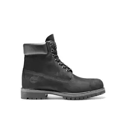 Timberland: Чёрные ботинки 