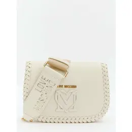 LOVE MOSCHINO: Бежевая сумка 