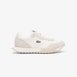 LACOSTE: Белые кроссовки 