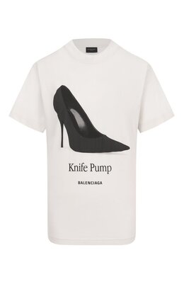 Balenciaga: Хлопковая футболка 