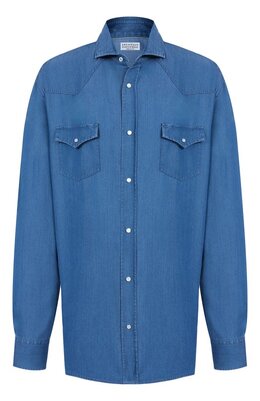 Brunello Cucinelli: Джинсовая рубашка 