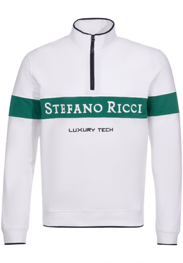 STEFANO RICCI: Белая толстовка 