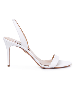 AQUAZZURA: Белые босоножки 