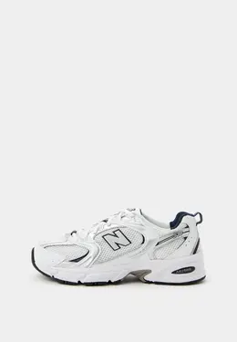 New Balance: Белые кроссовки 