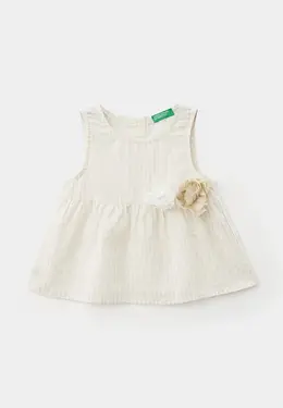 United Colors of Benetton: Бежевая блуза 