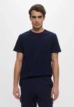 Lacoste: Синяя футболка 