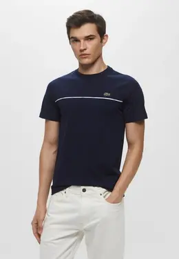 Lacoste: Синяя футболка 