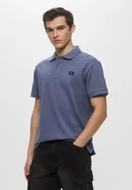 Calvin Klein Jeans: Голубое поло 