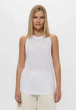 Armani Exchange: Белая майка 