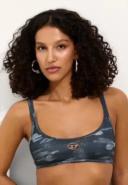 Diesel: Серый бюстгальтер 