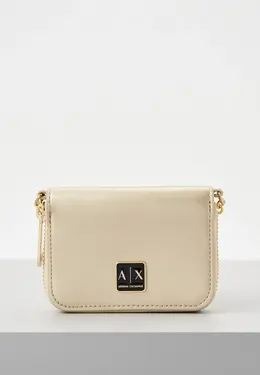 Armani Exchange: Золотой кошелёк 