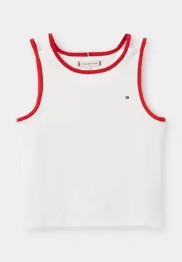 Tommy Hilfiger: Белая майка 
