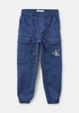 Calvin Klein Jeans: Синие брюки 