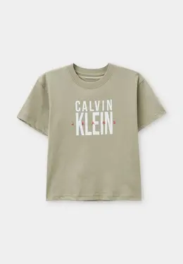 Calvin Klein Jeans: Футболка цвета хаки 