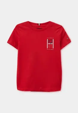 Tommy Hilfiger: Красная футболка 