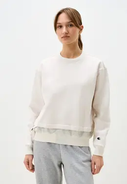 Champion: Белый свитшот 