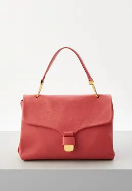 Coccinelle: Розовая сумка 