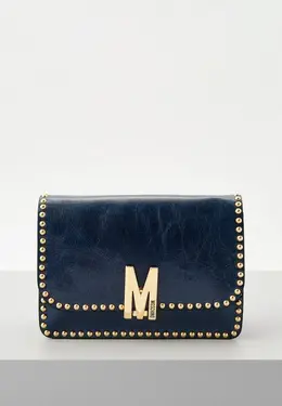 Moschino: Синяя сумка 