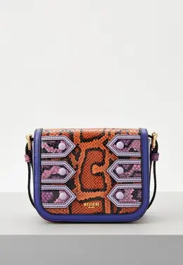 Moschino: Оранжевая сумка 