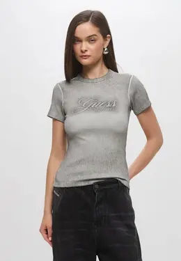 Guess: Серая футболка 