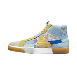 Nike: Голубые кеды  SB Zoom Blazer Mid