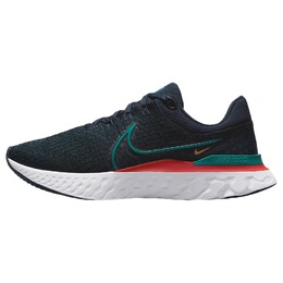 Nike: Тёмные кроссовки  React Infinity Run Flyknit